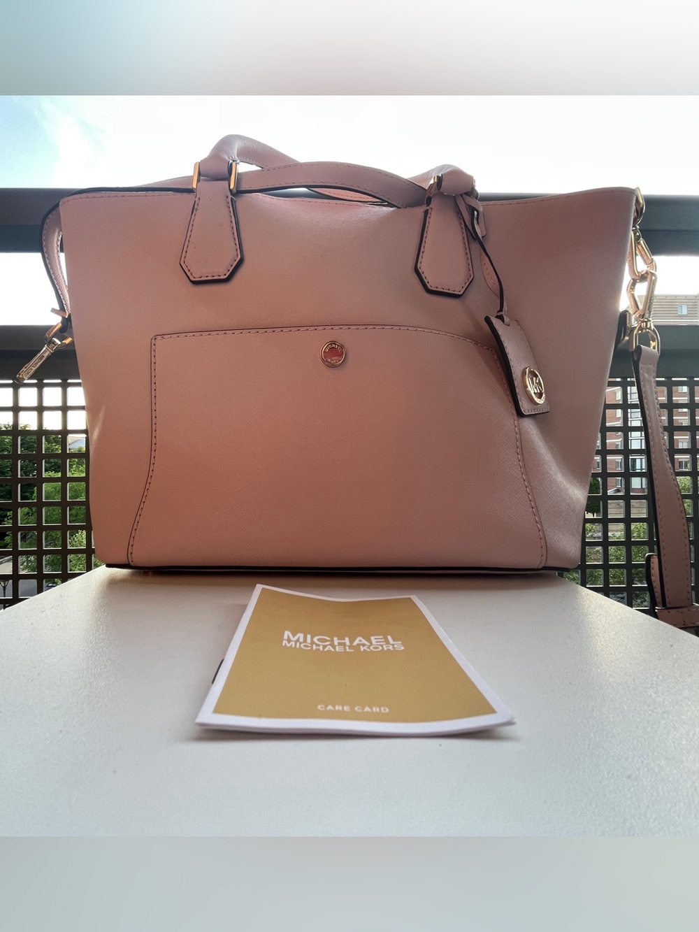 Michael Kors, Pink Leather Satchel, Like New